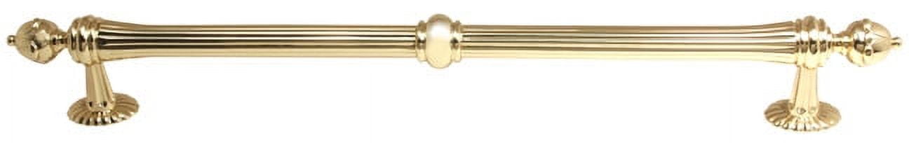Alno D6929-18-PB/NL Ornate 18" Center To Center Regal Traditional Solid Brass Appliance