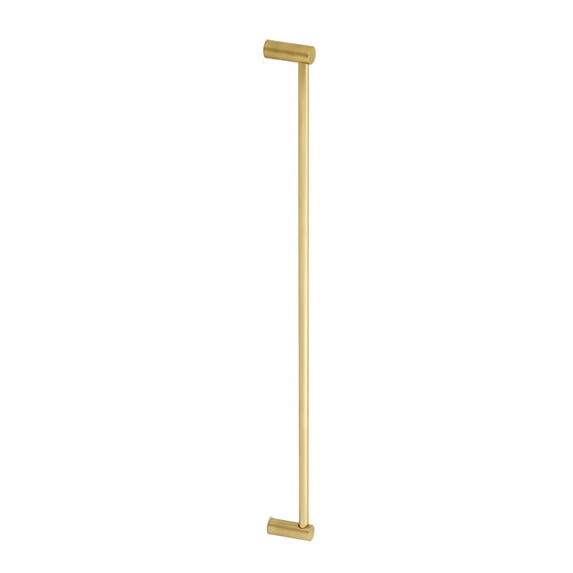 Alno D715-18 Contemporary 18" Center To Center Solid Brass Appliance Handle Pull - Brass