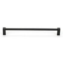 Alno D718-12 Contemporary 12" Center To Center Squared Solid Brass Appliance Handle Pull -
