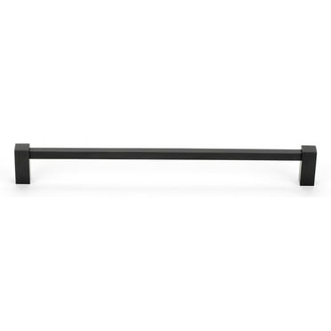 Alno D718-12 Contemporary 12" Center To Center Squared Solid Brass Appliance Handle Pull -