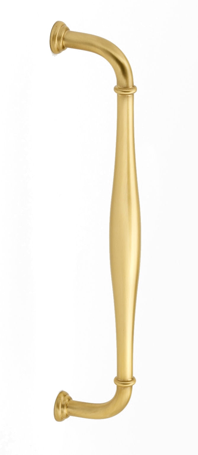 Alno D726-12-SB Charlie's 12" Center To Center Solid Brass Traditional Appliance Handle /