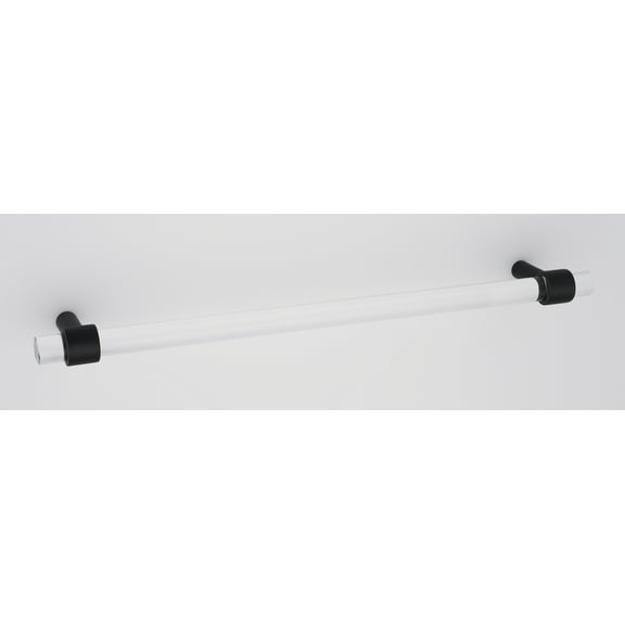 Alno D860-12 Contemporary Acrylic 12" Center To Center Large Cabinet Handle / Drawer Pull