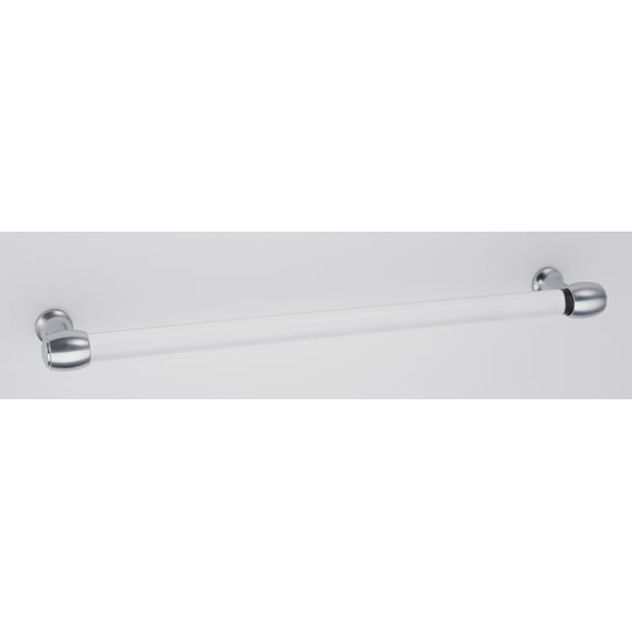 Alno D870-12-PC Royale Acrylic 12" Center To Center Large Cabinet Handle / Drawer Pull -
