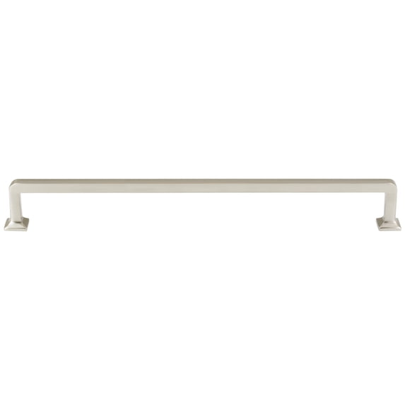 Alno D950-18-SN Millennium 18" Center To Center Solid Brass Soft Square Appliance Handle