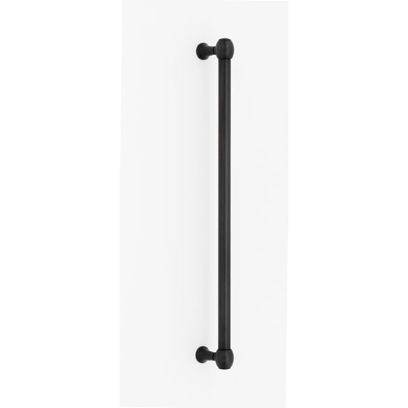 Alno D980-12-BARC Royale 12" Center To Center Solid Brass Traditional Appliance Handle /