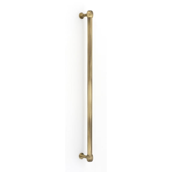 Alno D980-18-AE Royale 18" Center To Center Traditional Solid Brass Appliance Handle /