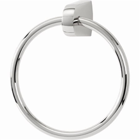Alno Euro 7" Towel Ring - Polished Nickel