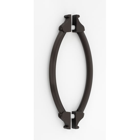 Alno G1476-6-CHBRZ Fiore 6 Inch Back To Back Cabinet Pulls Chocolate Bronze