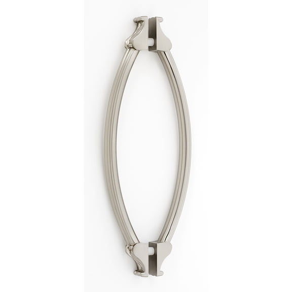 Alno G1476-8-SN Fiore 8 Inch Back To Back Cabinet Pulls Satin Nickel