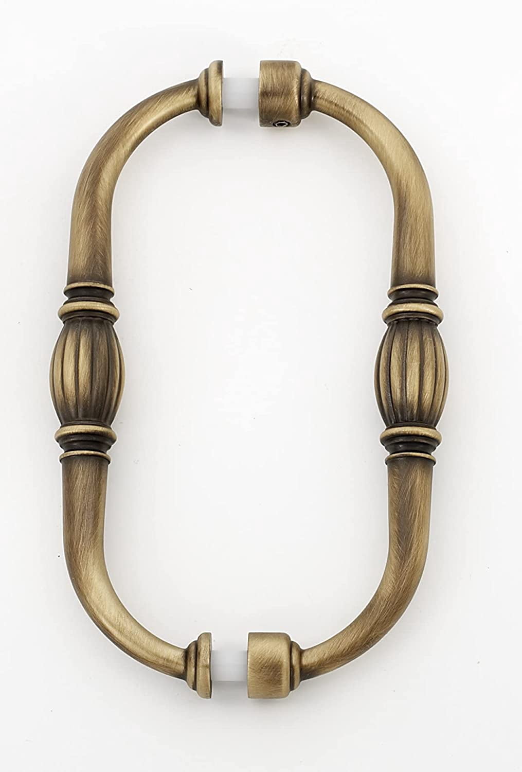 Alno G234-6-PB/NL Tuscany Luxury 6" Center To Center Back To Back Door Pulls - Brass