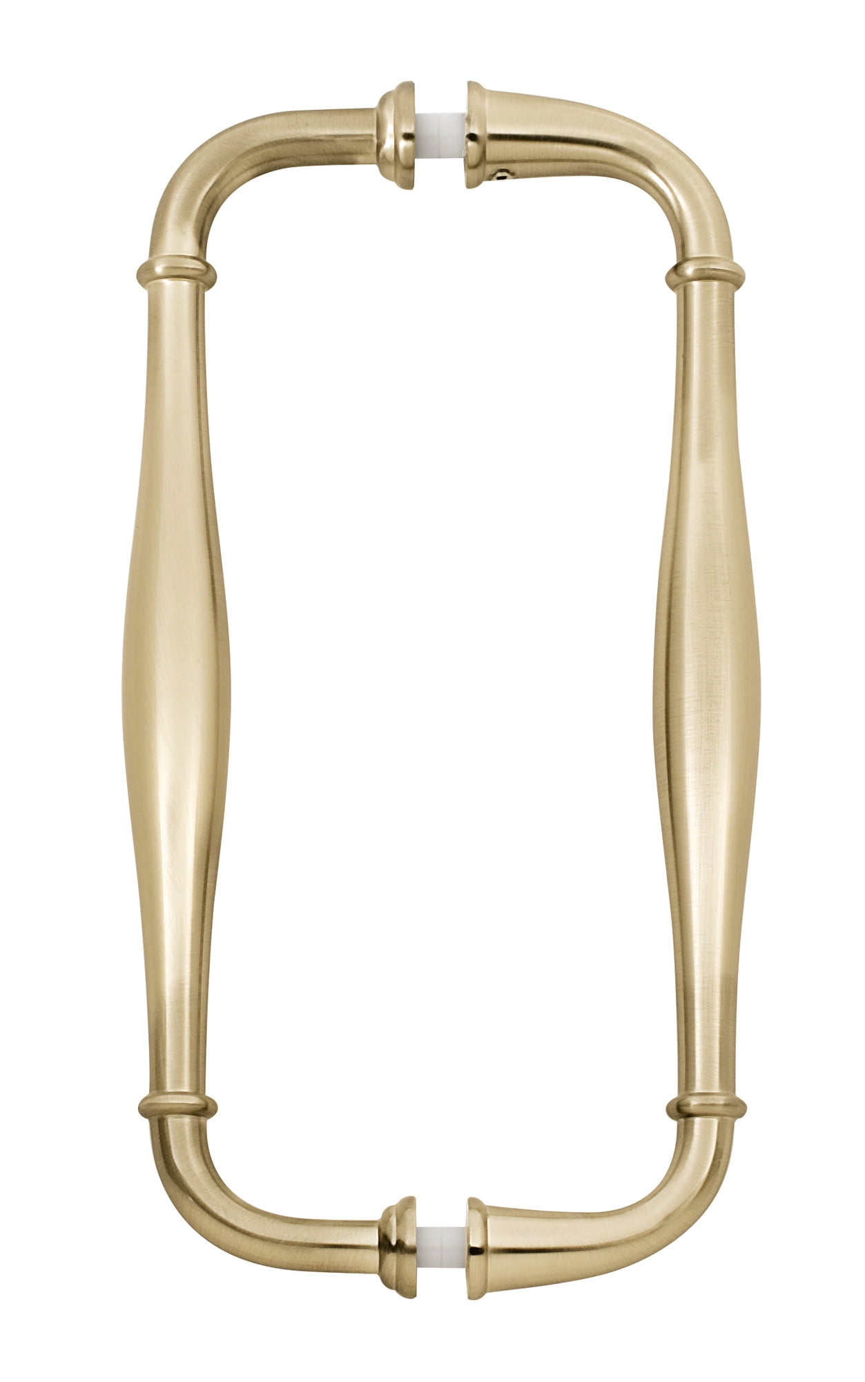 Alno G726-8-SB Charlie's 8" Center To Center Solid Brass Back To Back Shower Door Handles