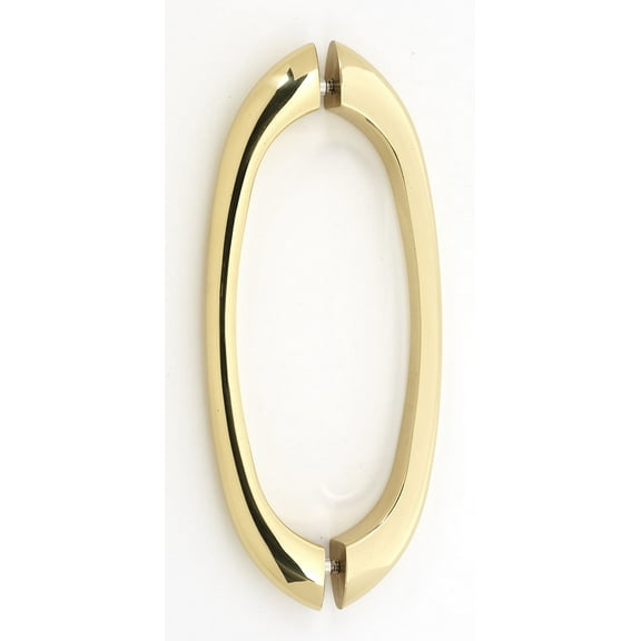 Alno G855-8 C855 Luxury Contemporary 8" Center To Center Back To Back Door Pulls - Brass