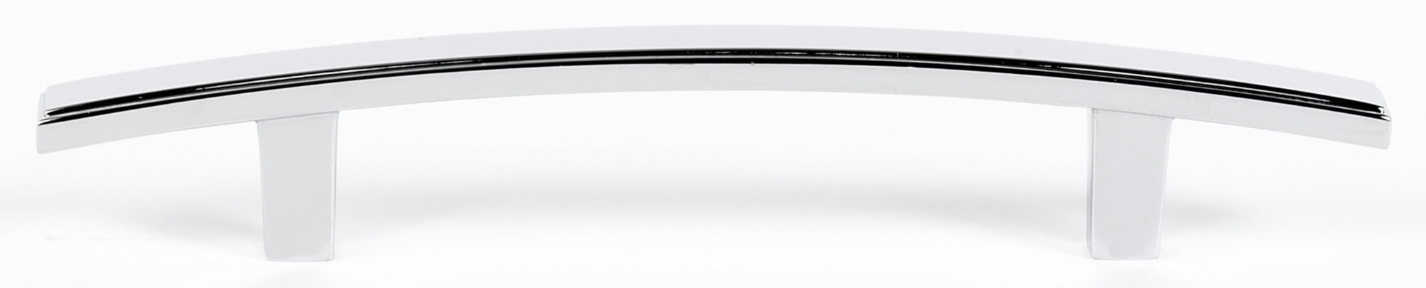 Polished Chrome 4" Arch Cabinet Pull with Mounting Hardware