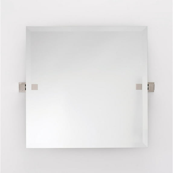 Alno 2424-Sqr Mirrors 24" W X 24" H Square Frameless Bathroom Wall Mirror