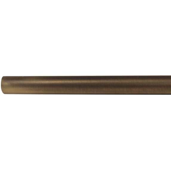Alno A9045-AEM Embassy 72" Fixed Length Straight Shower Curtain Rod - Antique English