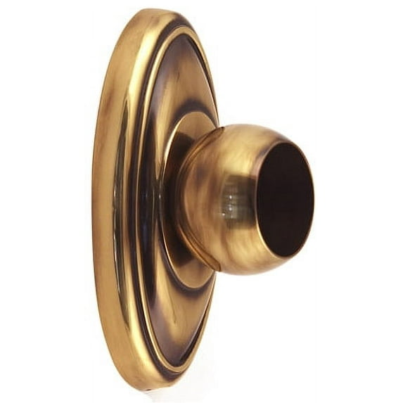Arch Shower Rod Brackets - Finish: Polished Antique