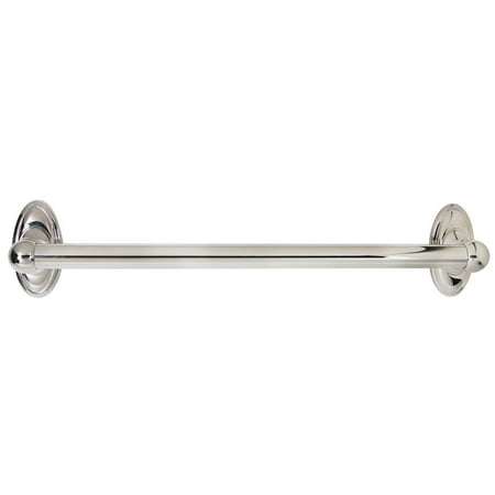 Alno Inc Classic Traditional 18'' Grab Bar with Brass Construction