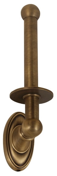 Classic Traditional Reserve Toilet Paper Holder - Finish: Antique English Matte
