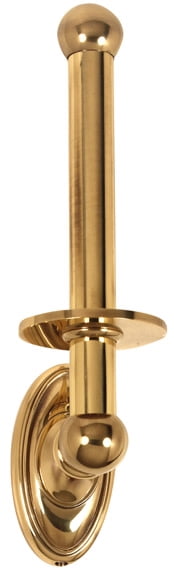 Classic Traditional Reserve Toilet Paper Holder - Finish: Polished Brass