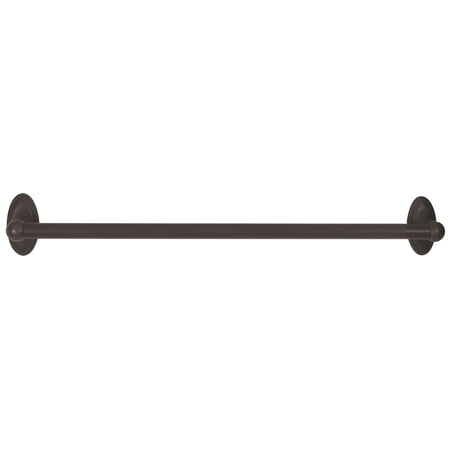 Classic Traditional 24" Wall Mounted Towel Bar, Bronze
