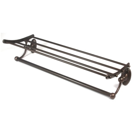 Classic Traditional Wall Mounted Towel Rack, Chocolate Bronze
