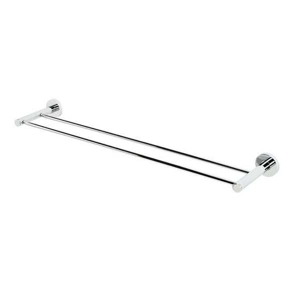 Alno A8325-24-PC Contemporary I 24" Double Towel Bar Polished Chrome