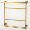 thumbnail image 1 of Alno A8328-18-SB Contemporary I 18" Wide Towel Rack - Brass, 1 of 4