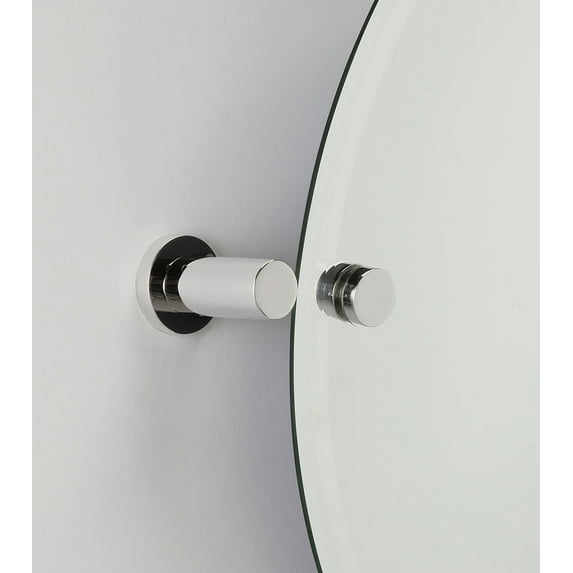 Alno A8391 Contemporary I Adjustable Mirror Mount For Alno 1/8" To 1/4" Thick Mirrors -