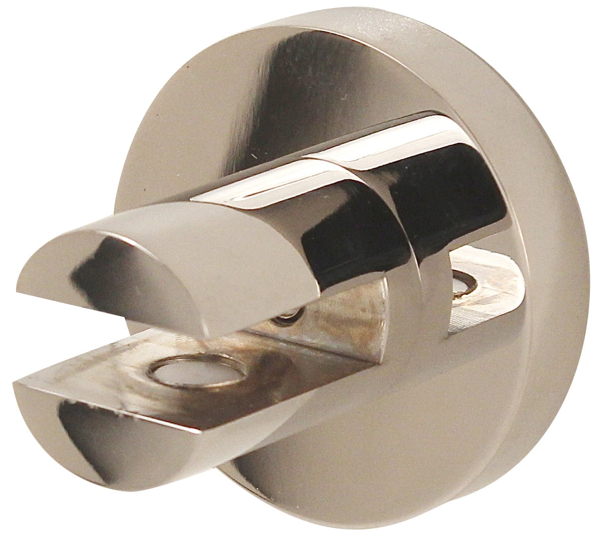Contemporary 2" Polished Nickel Decorative Shelf Bracket