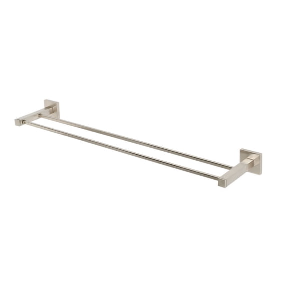 Alno A8425-24-SN Contemporary II 24" Double Towel Bar Satin Nickel