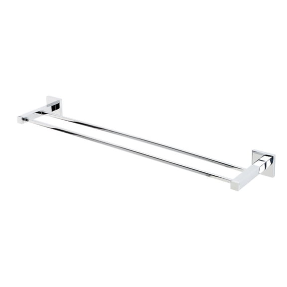 Alno A8425-24-PC Contemporary II 24" Double Towel Bar Polished Chrome