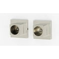 thumbnail image 1 of Alno A8446-PN Contemporary Ii Shower Rod Flange Set - Nickel, 1 of 5