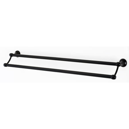 Alno A6625-30 Royale 30" Wide Traditional Solid Brass Double Two Tier Towel Bar - Bronze