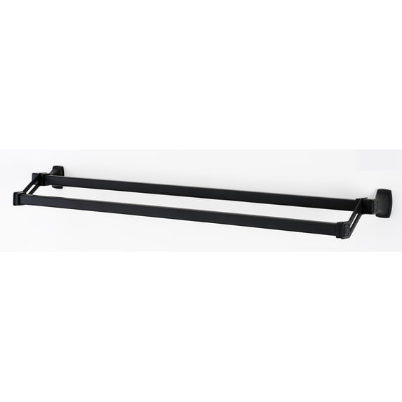 Alno A6525-31-BRZ Cube 31 Inch Double Towel Bar Bronze