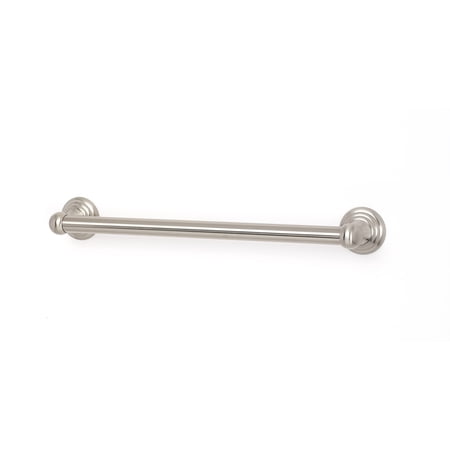 Alno A9022-18-SN Embassy 18" Grab Bar Satin Nickel