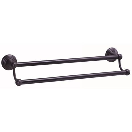Embassy 24" Wall Mounted Double Towel Bar, Chocolate Bronze