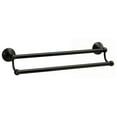 thumbnail image 1 of Embassy 24" Wall Mounted Double Towel Bar, Bronze, 1 of 7