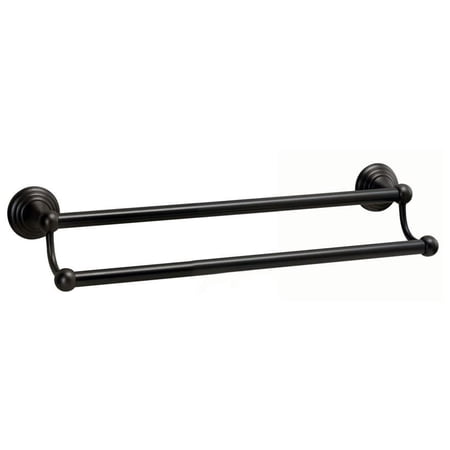 Embassy 24" Wall Mounted Double Towel Bar, Bronze
