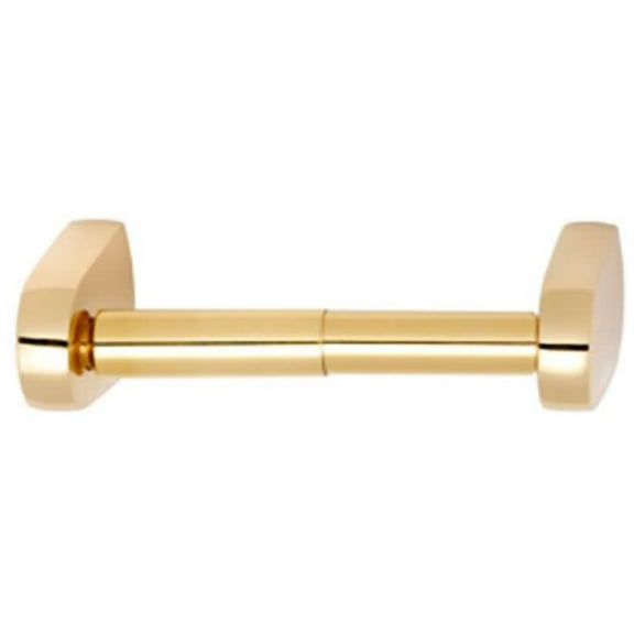 Euro Toilet Paper Holder - Finish: Polished Brass