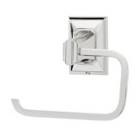 Geometric Singe Post Toilet Paper Holder - Finish: Polished Chrome