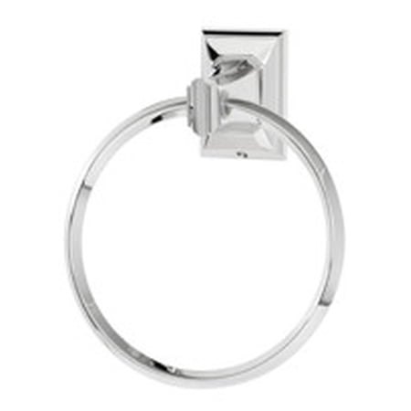 Alno A7940-PC Geometric 6" Towel Ring Polished Chrome