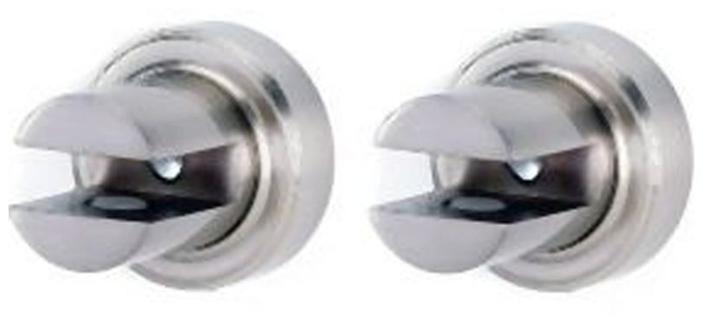 Alno Infinity Satin Nickel Wall-Mounted Shelf Brackets, 1.5"