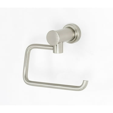 Alno A8766 Infinity Single Post Slide On Solid Brass Hook Style Toilet Paper Holder -