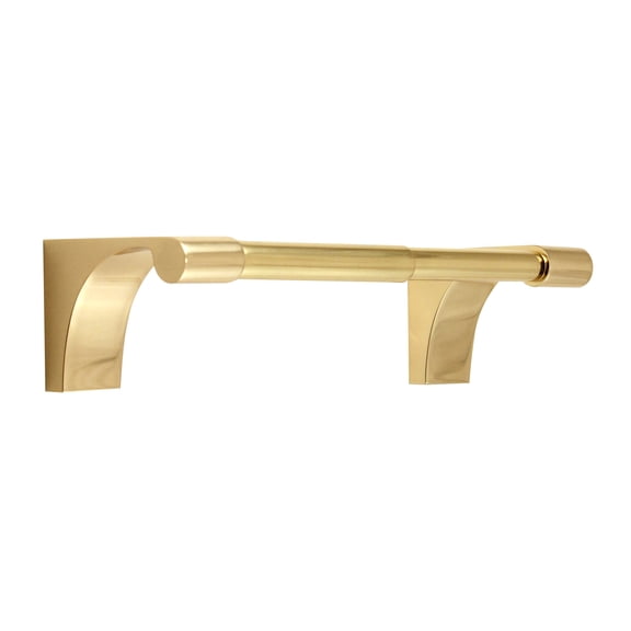 Luna Tissue Holder - Finish: Polished Brass