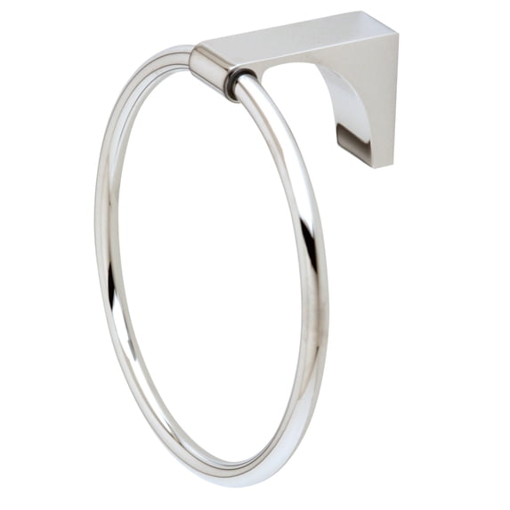 Alno A6840-PC Luna 6 Inch Towel Ring Polished Chrome