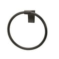 thumbnail image 1 of Luna Wall Mounted Towel Ring, Bronze, 1 of 6