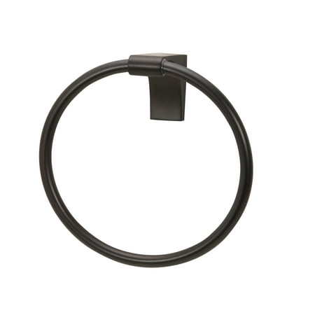 Luna Wall Mounted Towel Ring, Bronze