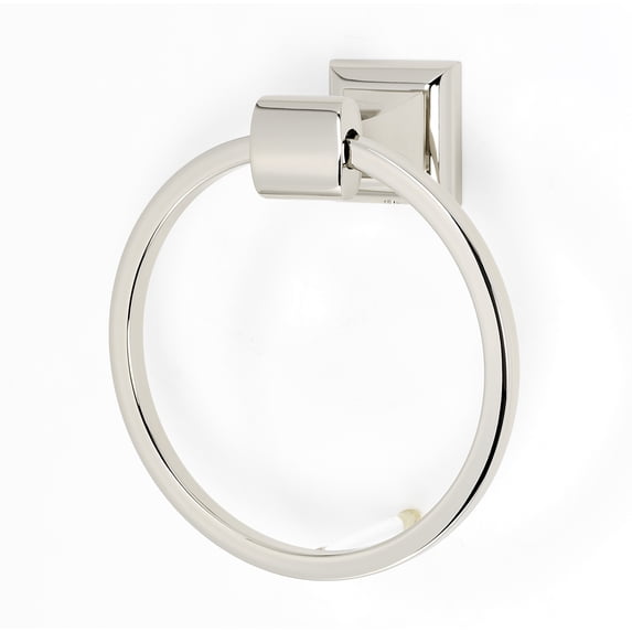 Alno A7440-PN Manhattan Towel Ring Polished Nickel