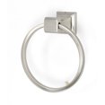 thumbnail image 1 of Alno A7440-SN Manhattan Towel Ring Satin Nickel, 1 of 4