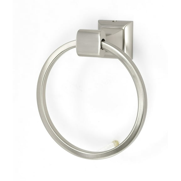 Alno A7440-SN Manhattan Towel Ring Satin Nickel